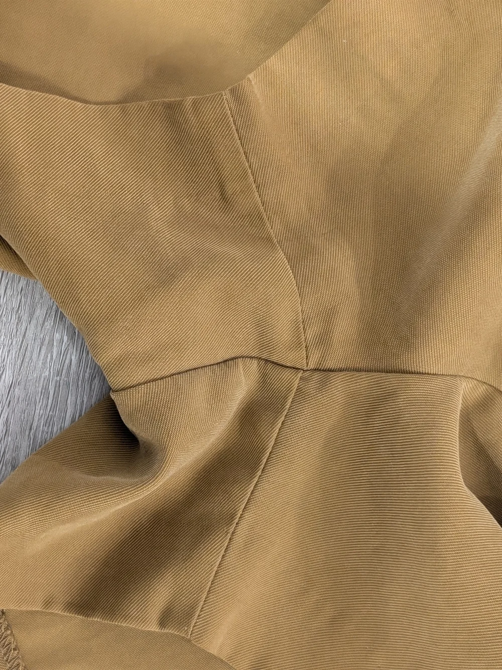 Dynamite High-Waist Paperbag Shorts with Ring Belt - Khaki Brown - Picture 6 of 9